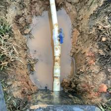 Yard leak repair